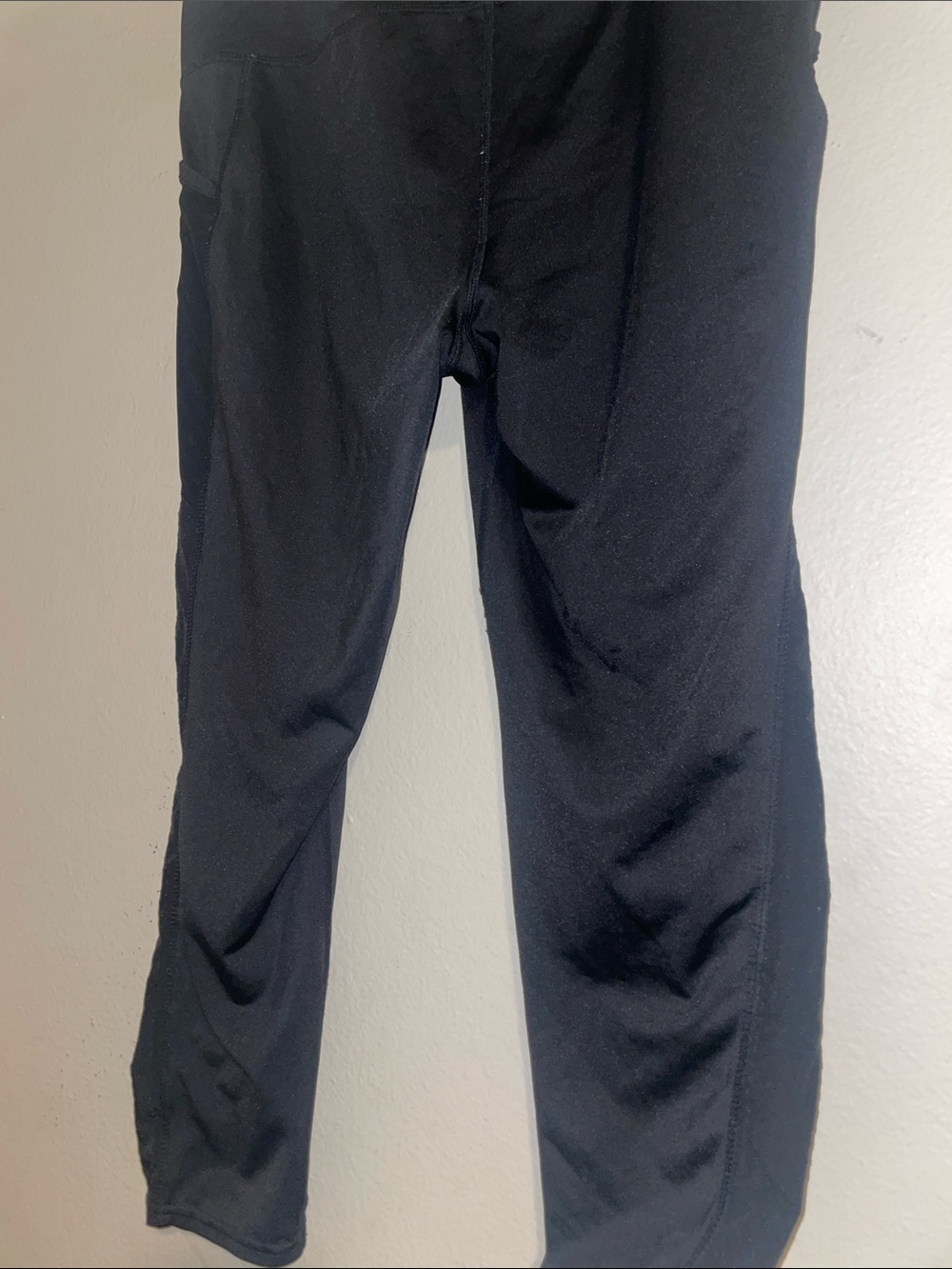 Tapout Black High-Waist Cropped Activewear Leggings Size L - Picture 4 of 4